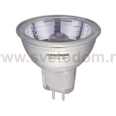 Лампа галогенная MR16 220 В 50 Вт Elektrostandard