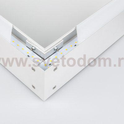 Линейный светодиодный подвесной односторонний светильник 103см 20Вт 4200К матовое серебро 101-200-30-103 Elektrostandard