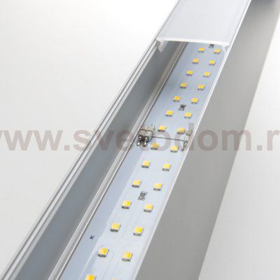 Линейный светодиодный подвесной односторонний светильник 103см 20Вт 4200К матовое серебро 101-200-30-103 Elektrostandard