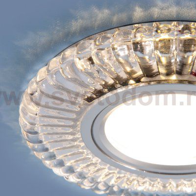 Встраиваемый потолочный светильник со светодиодной подсветкой 2239 MR16 CL прозрачный