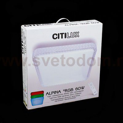 Светильник диодный 60Вт Citilux CL718K60RGB Альпина
