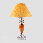 Настольная лампа с янтарным абажуром Eurosvet 008/1T Majorka