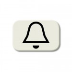 Линза с символом "звонок" белый Duro 2000 SI (ABB) [BJE2525 KI] 1433-0-0432