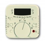 Накладка для терморегулятора 1080 U/1080 UF белый Duro 2000 SI (ABB) [BJE1780-212] 1710-0-2041