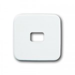 Клавиша с окном для символа для выключателей, переключателей и кнопок белый Duro 2000 SI (ABB) [BJE2520-212] 1731-0-0314