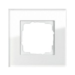 Gira ESP Белое стекло Рамка 1-ая (G21112)