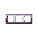 Gira EV CL Фиолетовый/Алюминий Рамка 3-ая (G213756)