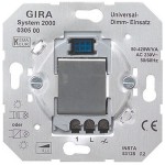 Gira Мех Светорегулятор нажимной универсальный 420W/VA System 2000 (G30500)