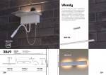Настенный светильник - полка с подсветкой / USB Odeon light 3869/8WL WOODY