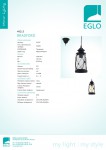 Подвесной светильник Eglo 49213 BRADFORD