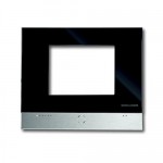 ДекоративнаяРамка для панели (черное стекло, алюминий) [BJE6136/11] 6136-0-0140