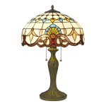 Лампа настольная тиффани стиля Velante 830-804-02