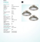 Встраиваемый светильник Eglo 95823 PINEDA