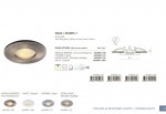 Светильник встраиваемый Arte lamp A5440PL-3WH Aqua (3шт)