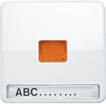 JUNG CD 500/CD plus бежевый Клавиша 1-я с/п с оранжевой линзой с полем для надписи (CD590NAKO)