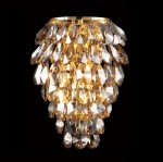 Светильник настенный бра Crystal lux CHARME AP2+2 LED GOLD/AMBER 1371/404