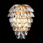 Светильник настенный бра Crystal lux CHARME AP2+2 LED GOLD/TRANSPARENT 1372/404
