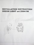 Светильник настенный бра Odeon light 2584/1W ARELATA