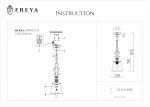 Светильник подвесной Freya FR405-11-R Driana