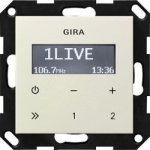 Gira S-55 Крем Радиоприемник скрытого монтажа c функцией RDS без громкоговорит. (G228401)