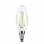 Лампа Gauss LED Filament Свеча E14 5W 450lm 4100К (103801205)