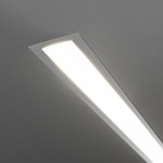 Линейный светодиодный встраиваемый светильник 78см 15Вт 4200К матовое серебро 101-300-78 Elektrostandard