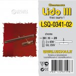 Светильник настенный бра Lussole LSQ-0341-02 LIDO III