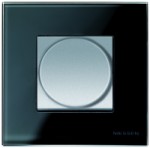 Рамка 1 пост стекло черное Zenit (Niessen) N2271 CN