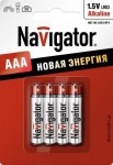 Мизинчиковые батарейки AAA Navigator 94 751 NBT-NE-LR03-BP (4шт)