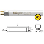 Лампа люминесцентная Navigator 94 102 NTL-T4-12-840-G5