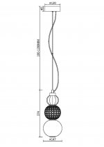 Подвесной светильник Maytoni P069PL-L16G3K Collar