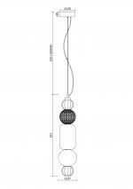 Подвесной светильник Maytoni P069PL-L35CH3K Collar