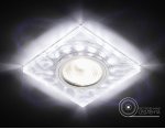 Светильник точечный Ambrella S234 W/CH/WH белый/серебро/MR16+3W(LED WHITE) COMPO SPOT