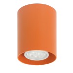 Светильник накладной Tubo8 P1 17, металл оранжевый, H95мм/D80мм, 1 x GU10 MR16/50w