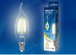 Лампа светодиодная Uniel LED-CW35-5W/WW/E14/CL/DIM GLA01TR