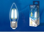 Лампа светодиодная Uniel LED-C35-9W/4000K/E27/CL/DIM GLA01TR