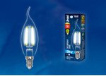 Лампа светодиодная Uniel LED-CW35-13W/4000K/E14/CL PLS02WH