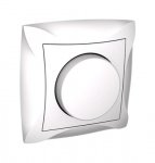 Lexel Дуэт белый светорегулятор поворотно-нажимной 600Вт/ВА, в сборе (SE WDE000136)