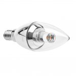 Лампа светодиодная хром свеча МАЯК CA-005 LED лампа E14 4Вт 3000К