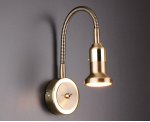 Настенный светильник с гибким корпусом Plica 1215 MR16 бронза / золото Elektrostandard