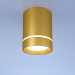 Накладной светодиодный светильник DLR021 9W 4200K золото матовый Elektrostandard