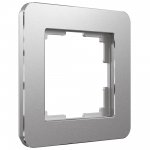 Рамка на 1 пост Platinum (алюминий) Werkel W0012606