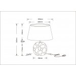 Декоративная настольная лампа Arte lamp A4063LT-1GO POPPY