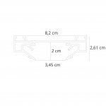Профиль для монтажа в натяжной потолок Arte lamp A630205 TRACK ACCESSORIES