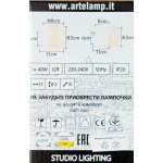 Светильник бра Arte Lamp A7864AP-1WH Interior