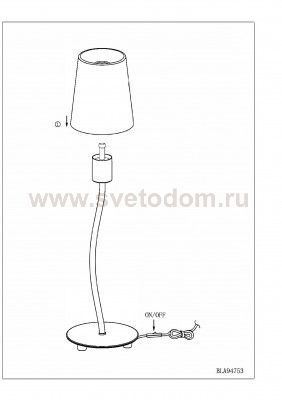 Настольная лампа Eglo 95008 NOVENTA