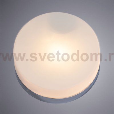 Светильник для ванной круглый 180мм 1*E27 Arte Lamp A6047PL-1CC AQUA-TABLET хром IP44