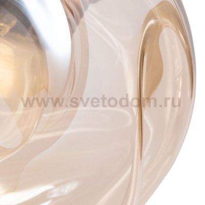 Плафон стекло 140*110мм Arte Lamp A7758 серии Riccio янтарный