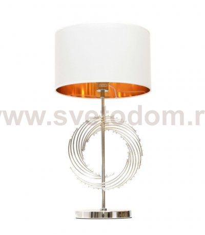 Настольная лампа Lumina Deco Fabi LDT 5531 CHR+WT