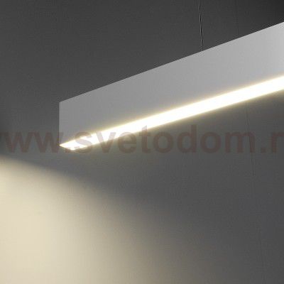 Линейный светодиодный подвесной двусторонний светильник 128см 50Вт 3000К матовое серебро 101-200-40-128 Elektrostandard